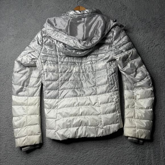 Bogner Ski Jacket Men's Small Gray and White Cosmopolitan Sport Zip Up - Picture 2 of 16